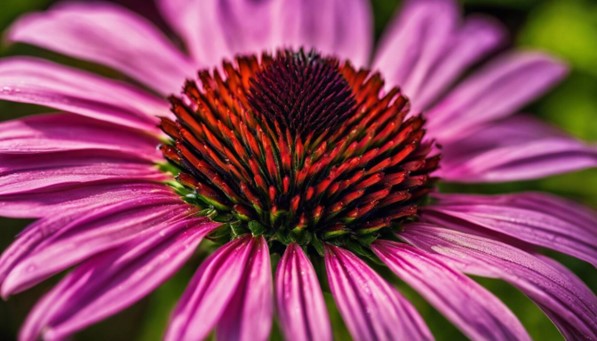 Echinacea flower in bloom
