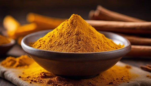 Bowl of Turmeric powder