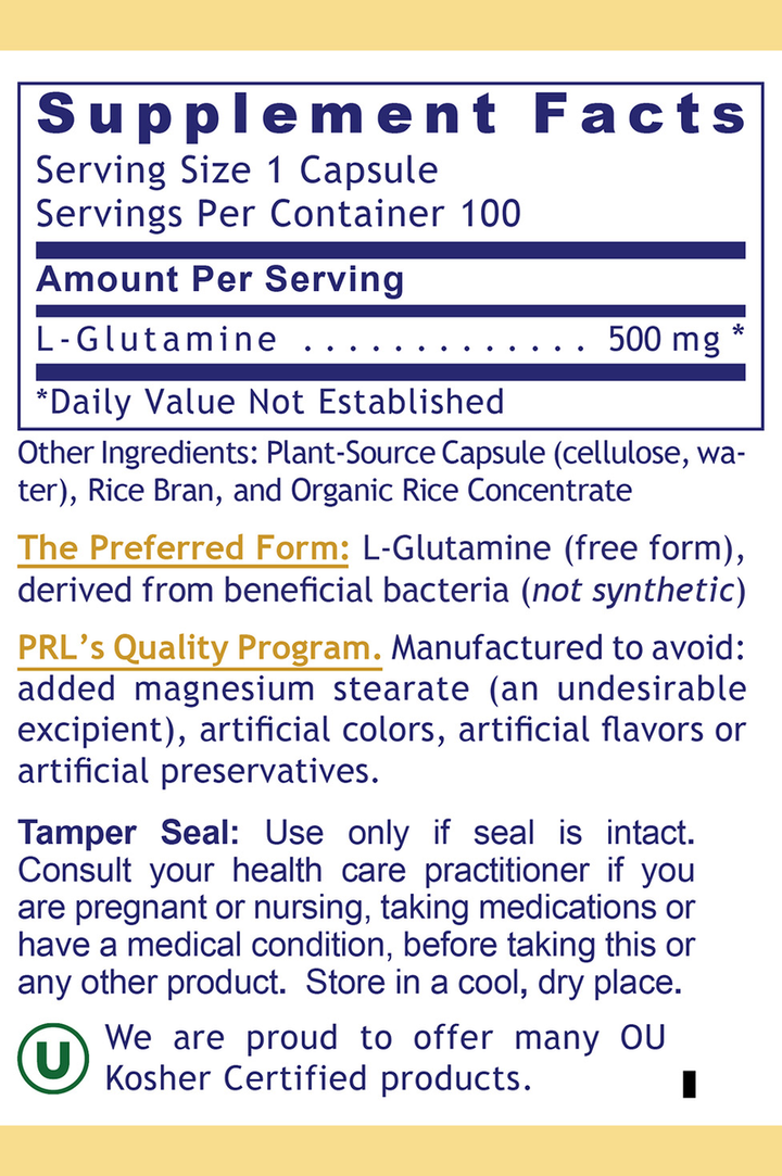 Glutamine, Premier
