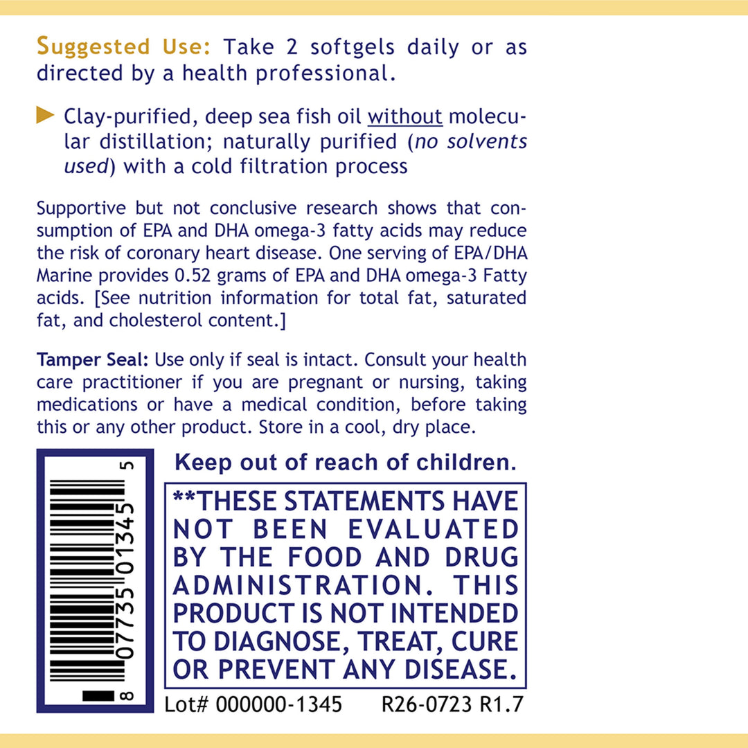 EPA/DHA Marine (Softgels), Premier