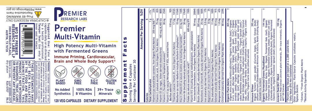 Multi-Vitamin, Premier