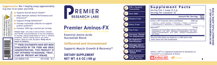 Aminos-FX, Premier