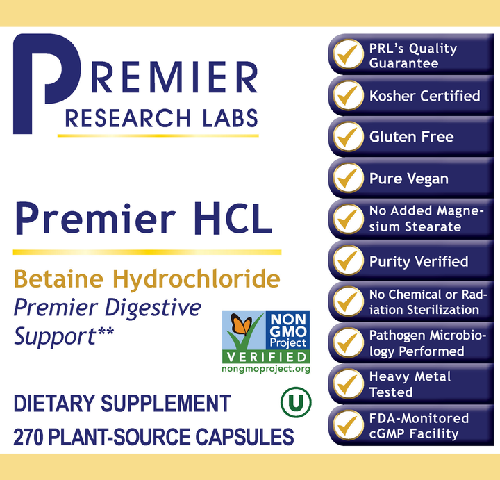 HCL, Premier  - 270 capsules