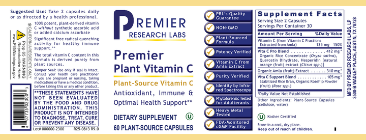 Plant Vitamin C, Premier