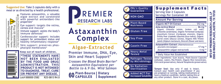 Astaxanthin Complex, Premier
