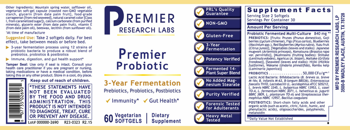 Premier Probiotic (60 Softgels)