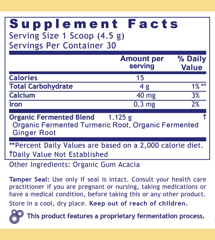Fermented Turmeric/Ginger, Premier