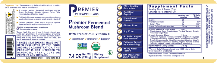 Fermented Mushroom Blend, Premier