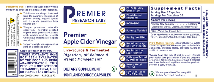 Apple Cider Vinegar, Premier