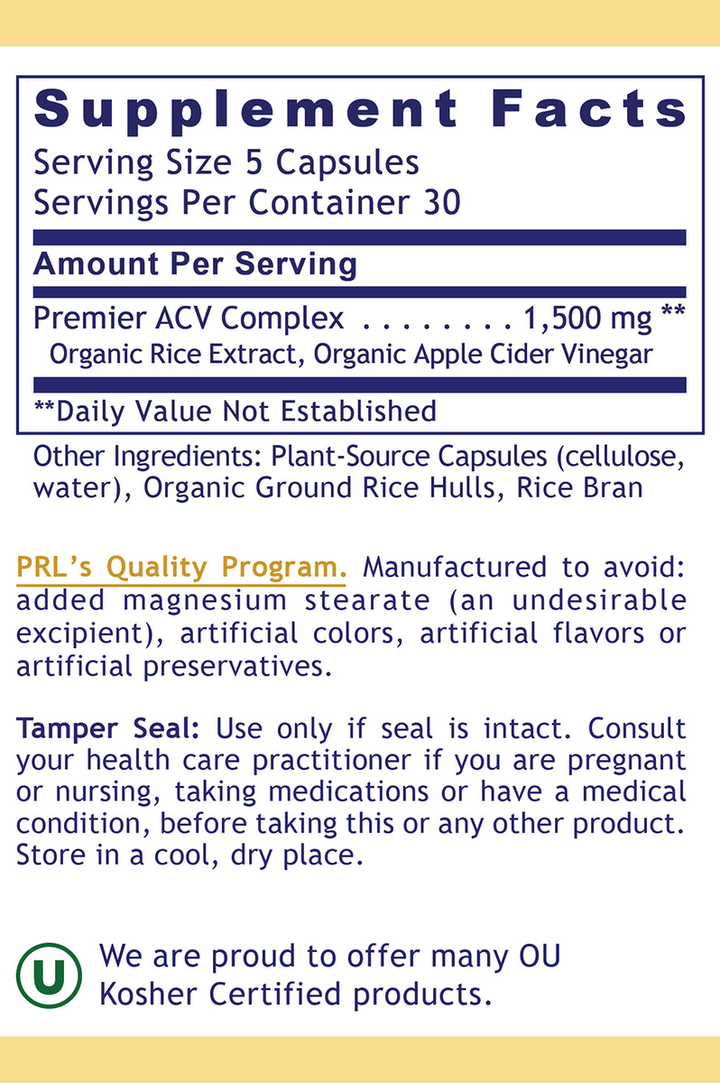Apple Cider Vinegar, Premier