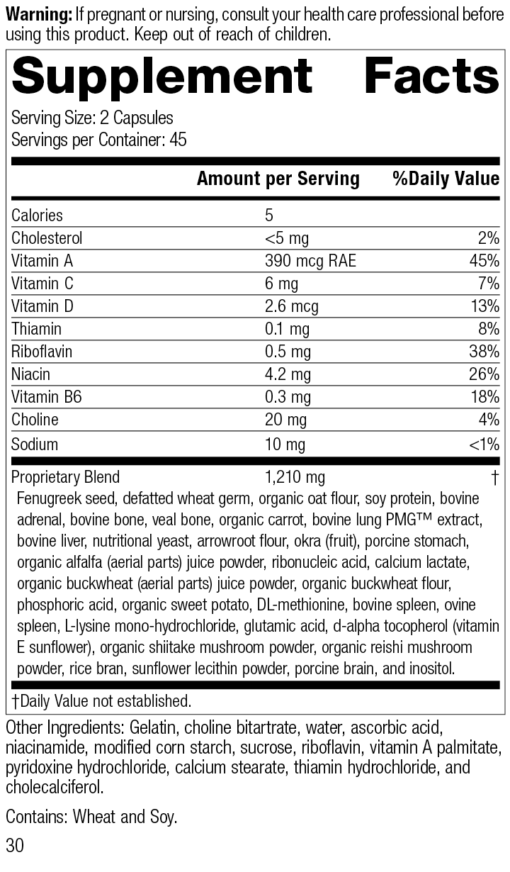 Emphaplex®, 90 Capsules, Rev 29 Supplement Facts