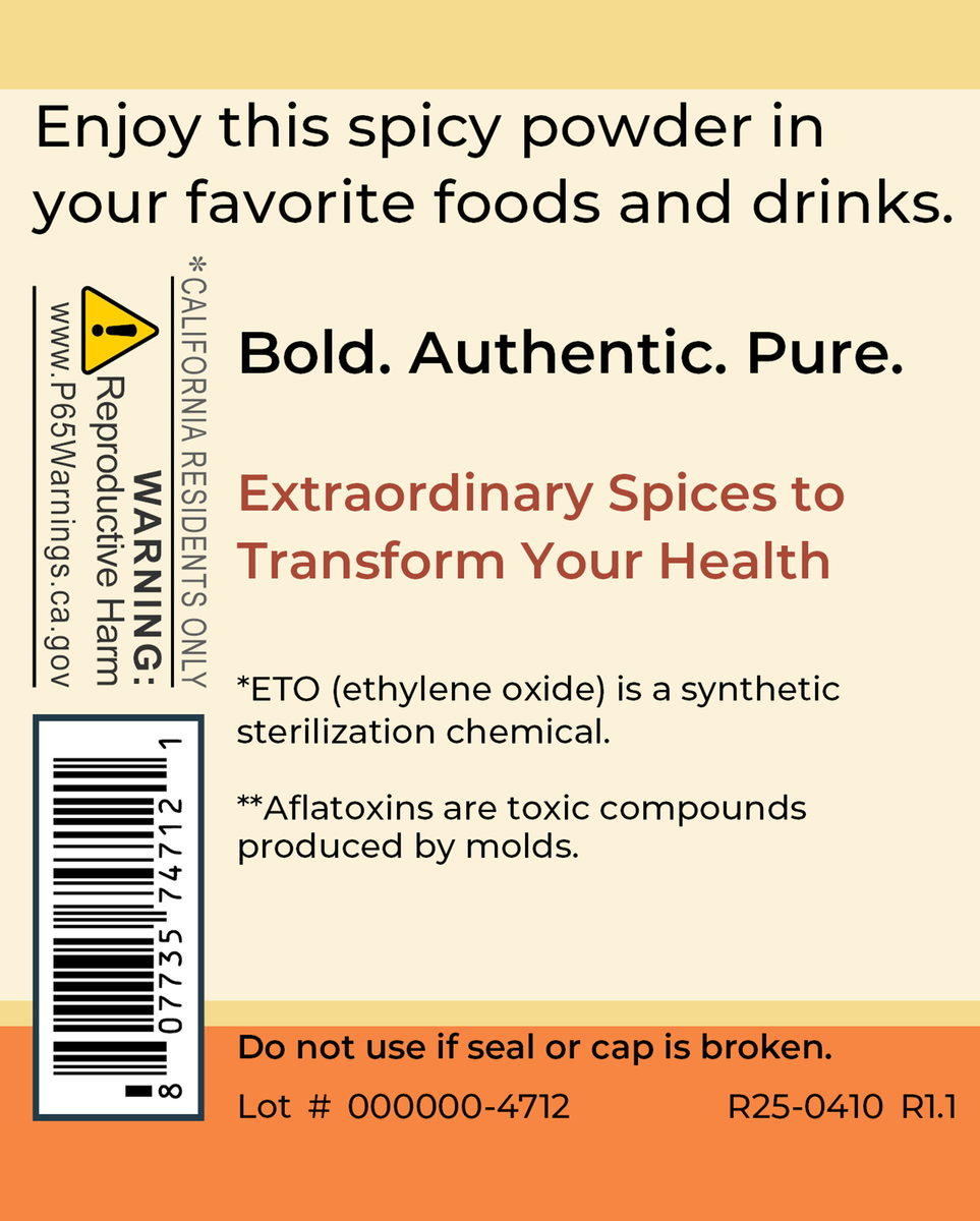 Organic Turmeric Spice Powder