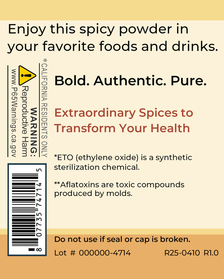 Organic Ginger Spice Powder