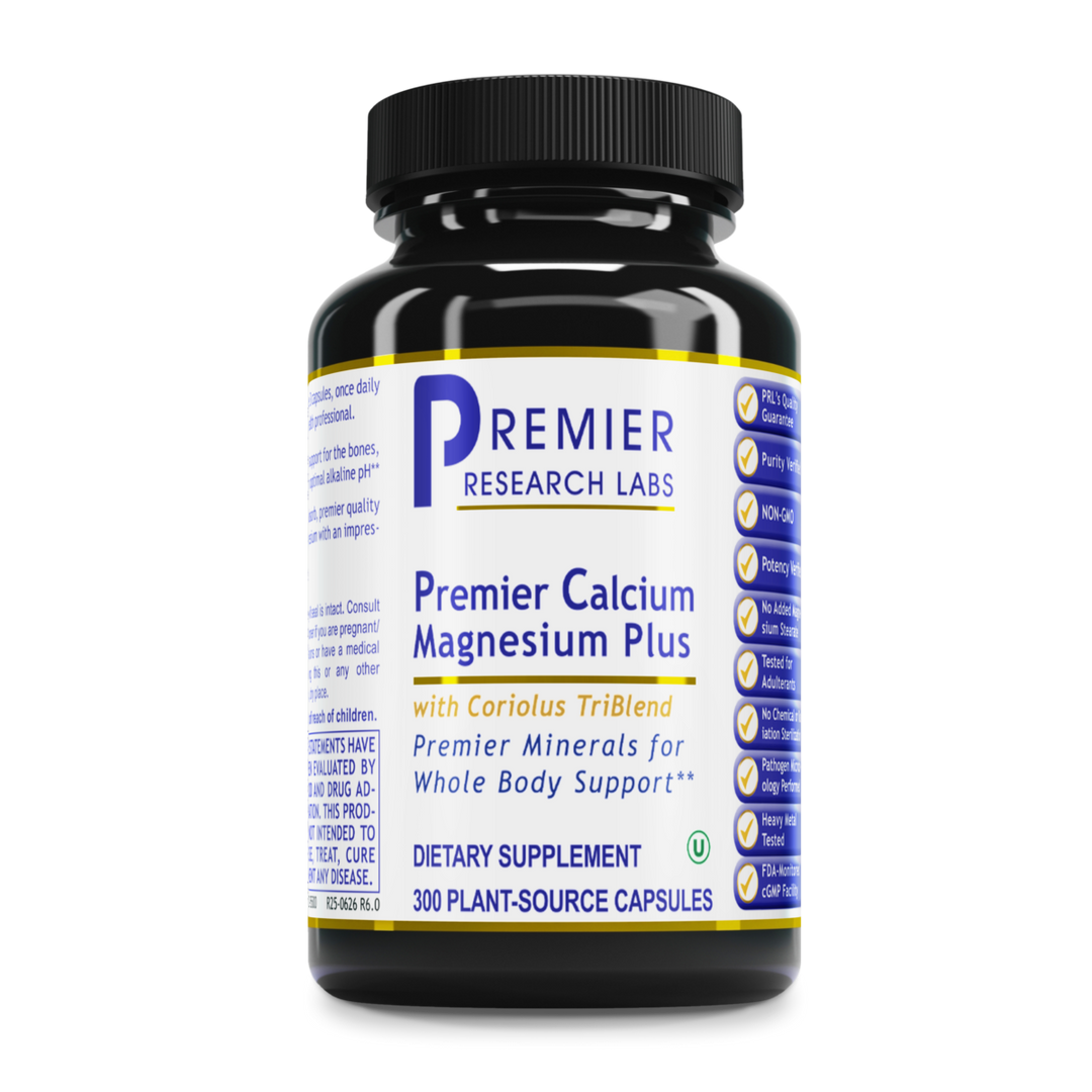 Calcium Magnesium Plus, Premier (300 Caps)